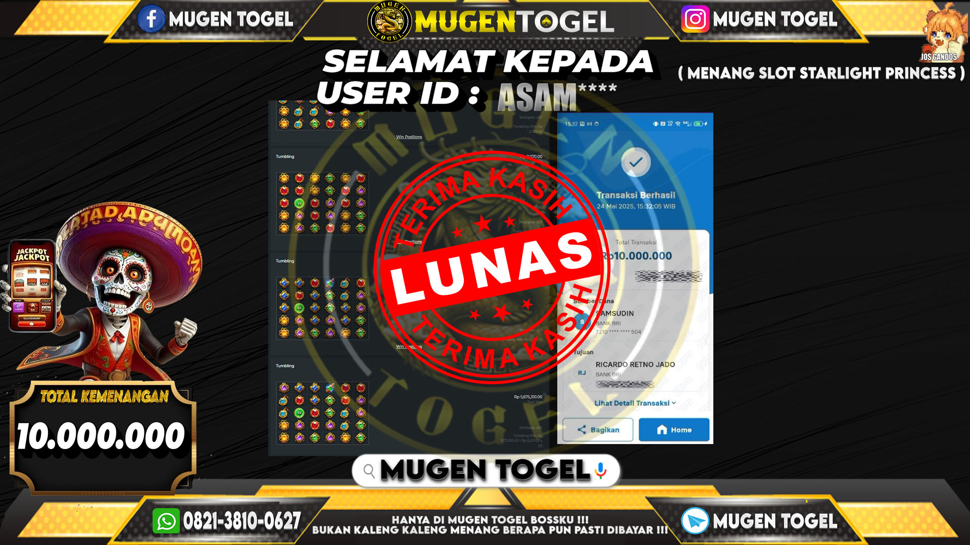 Selamat kepada ASAM***
