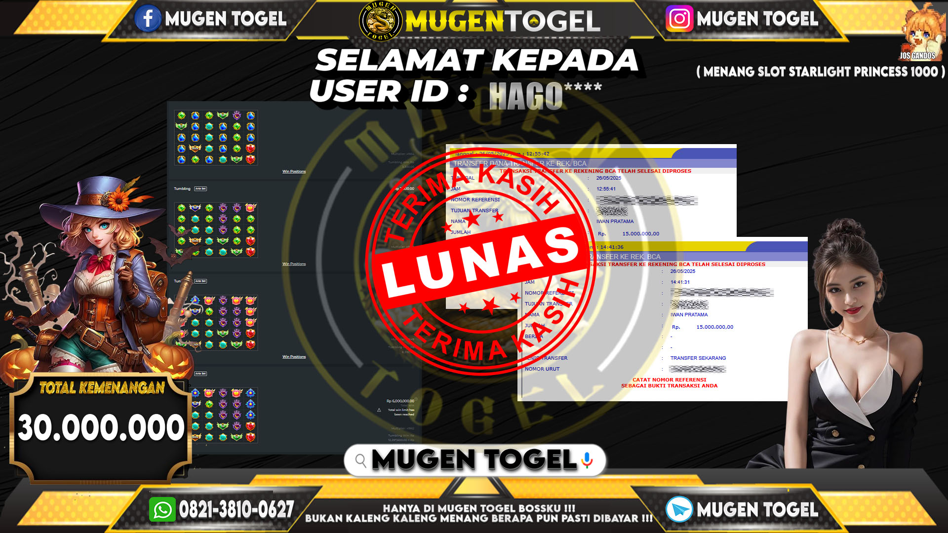 Selamat kepada HAGO***