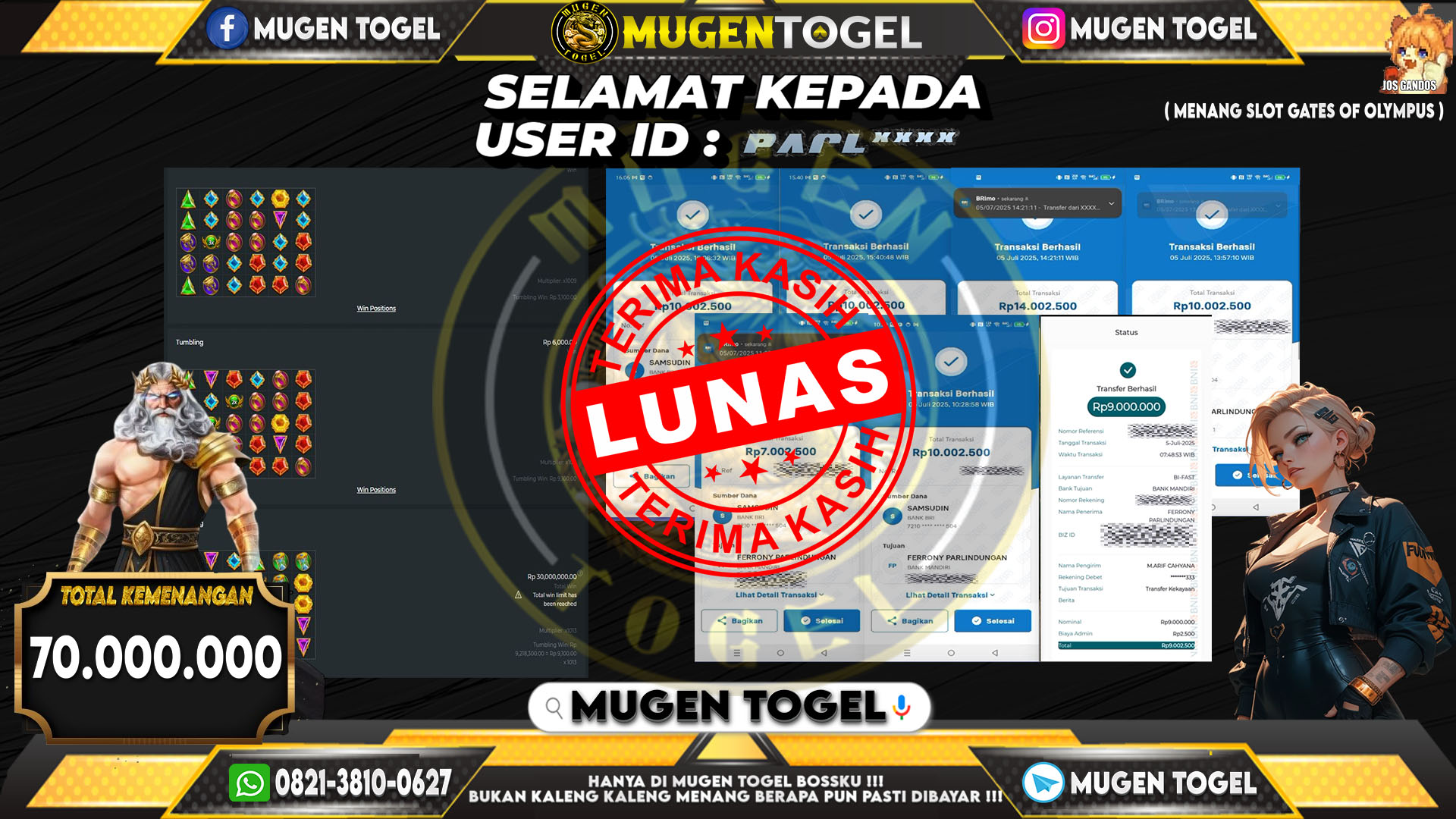 Selamat kepada PARL******