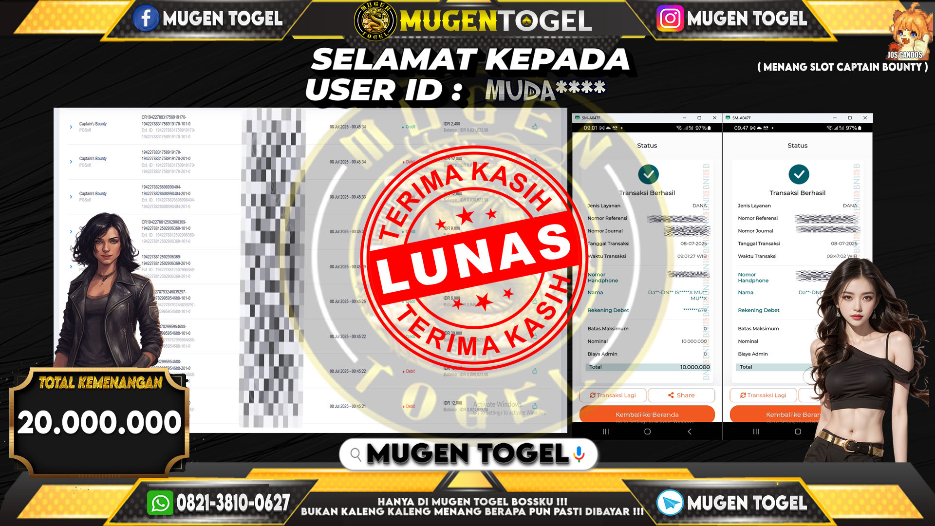 Selamat kepada MUDA****