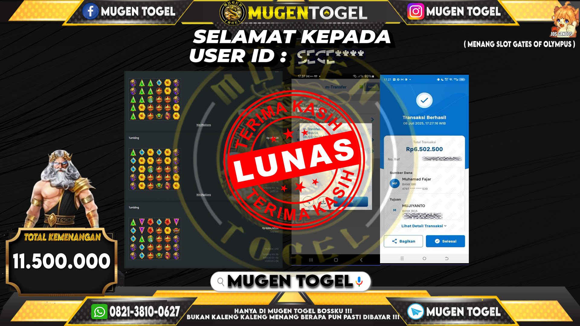 Selamat kepada SEGE****