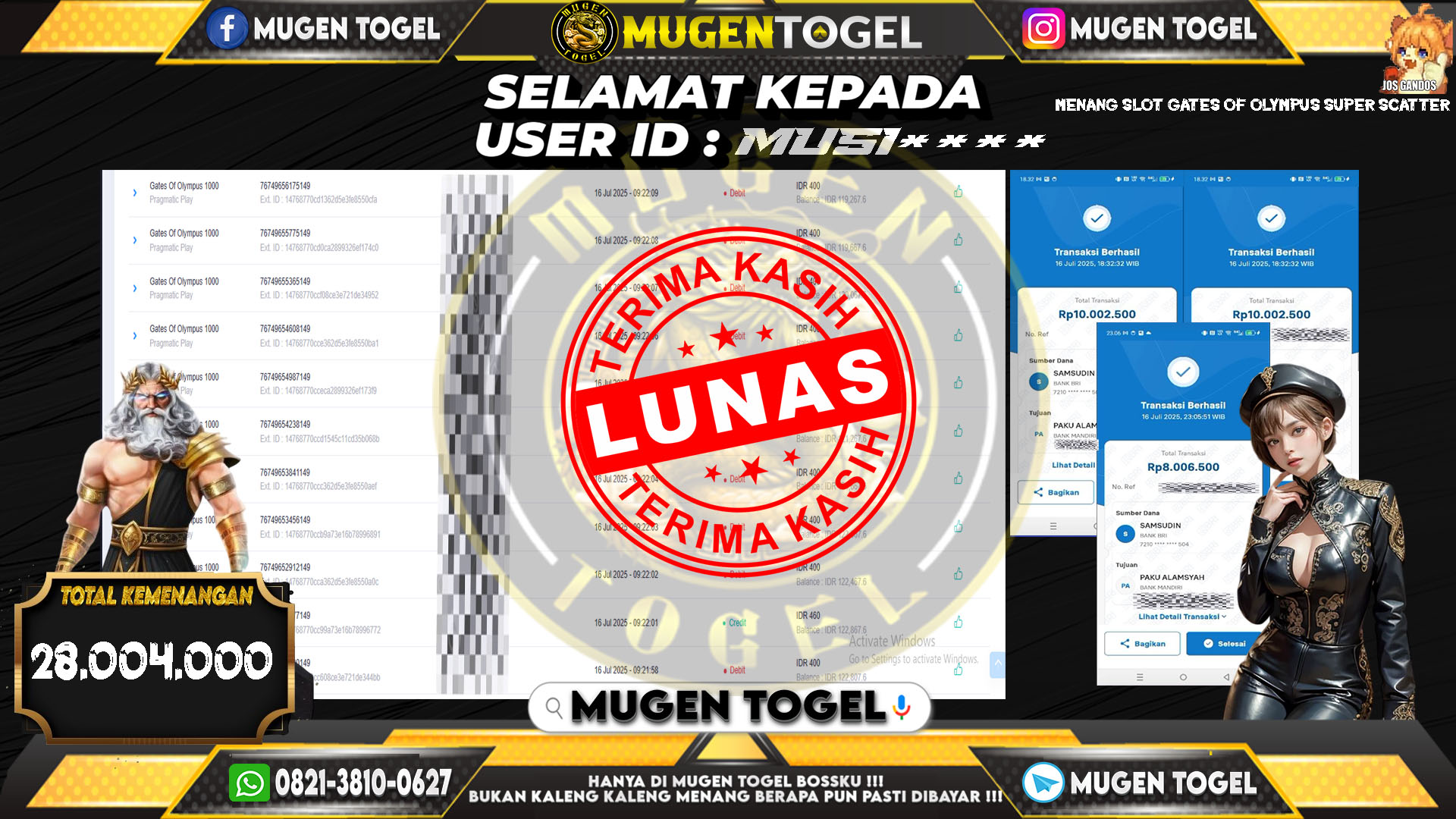 Selamat kepada MUSI****