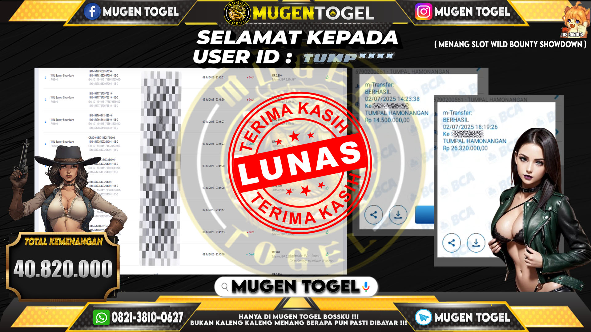 Selamat kepada TUMP****