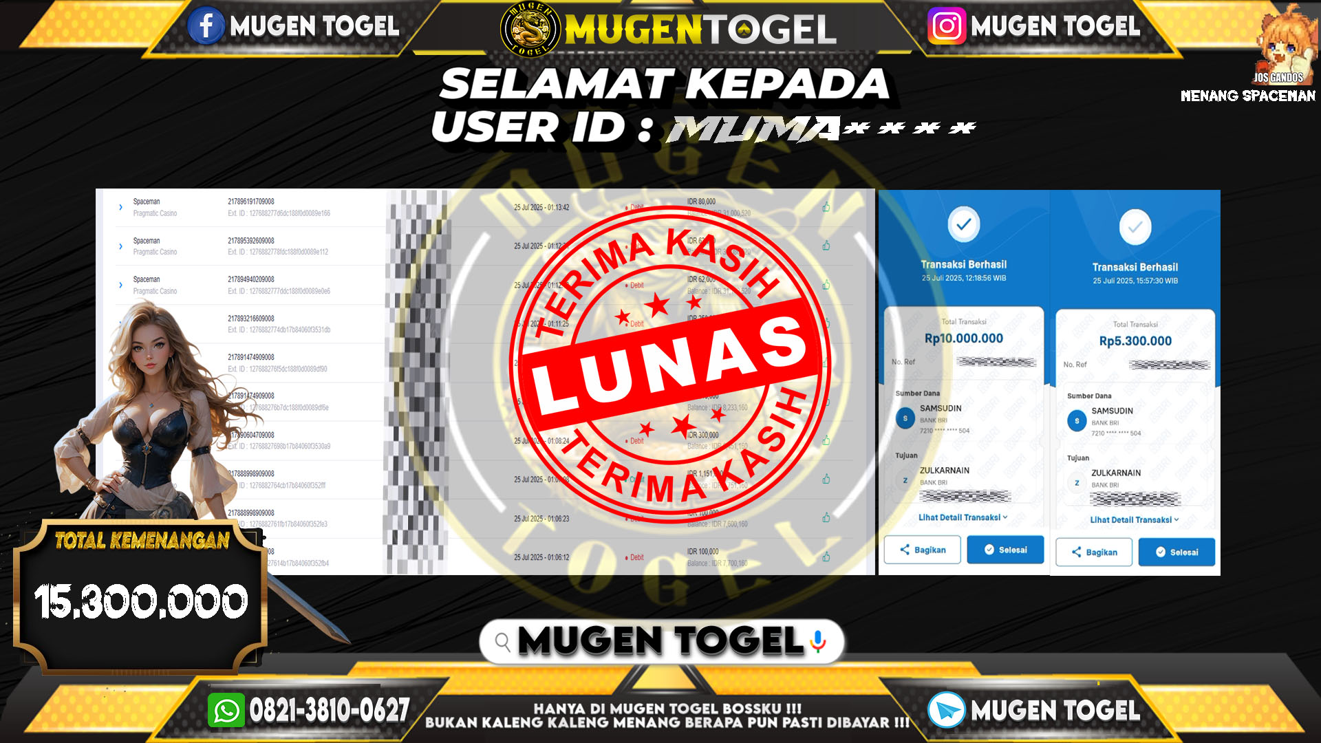 Selamat kepada MUMA*****