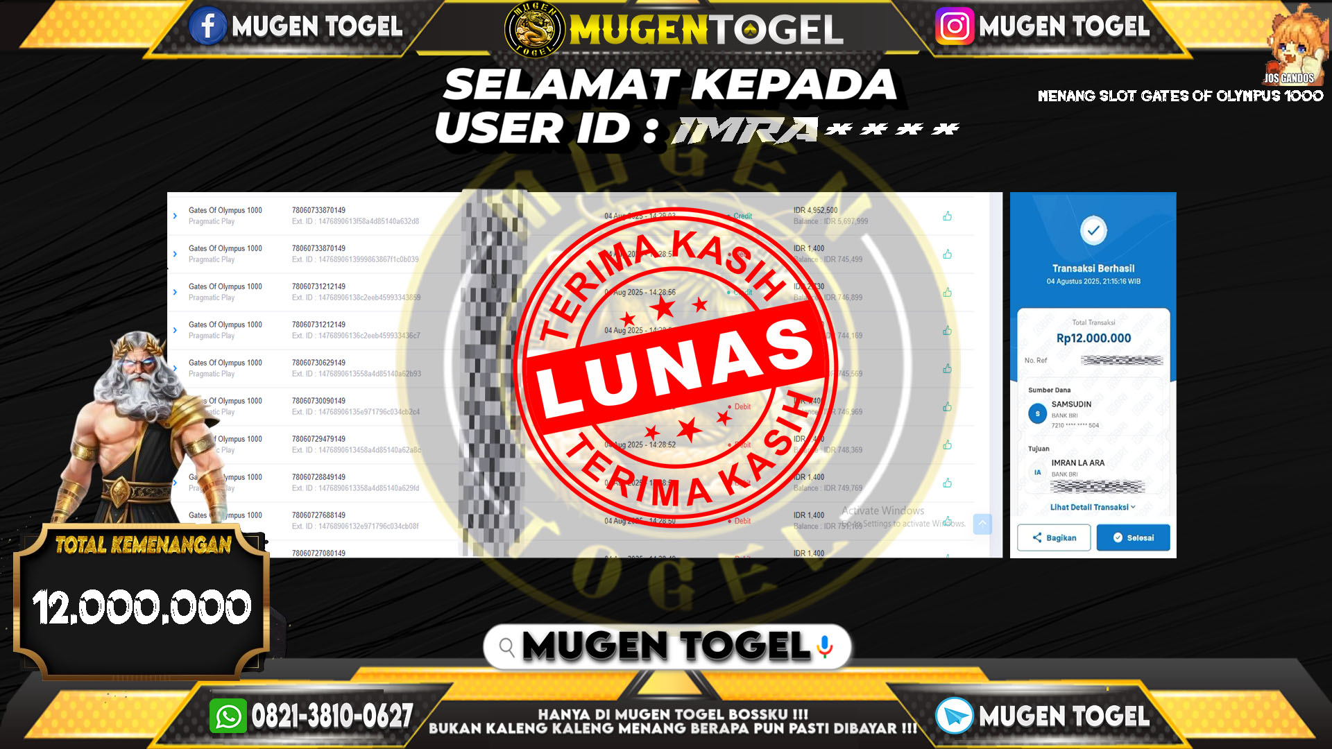 Selamat kepada IMRA****