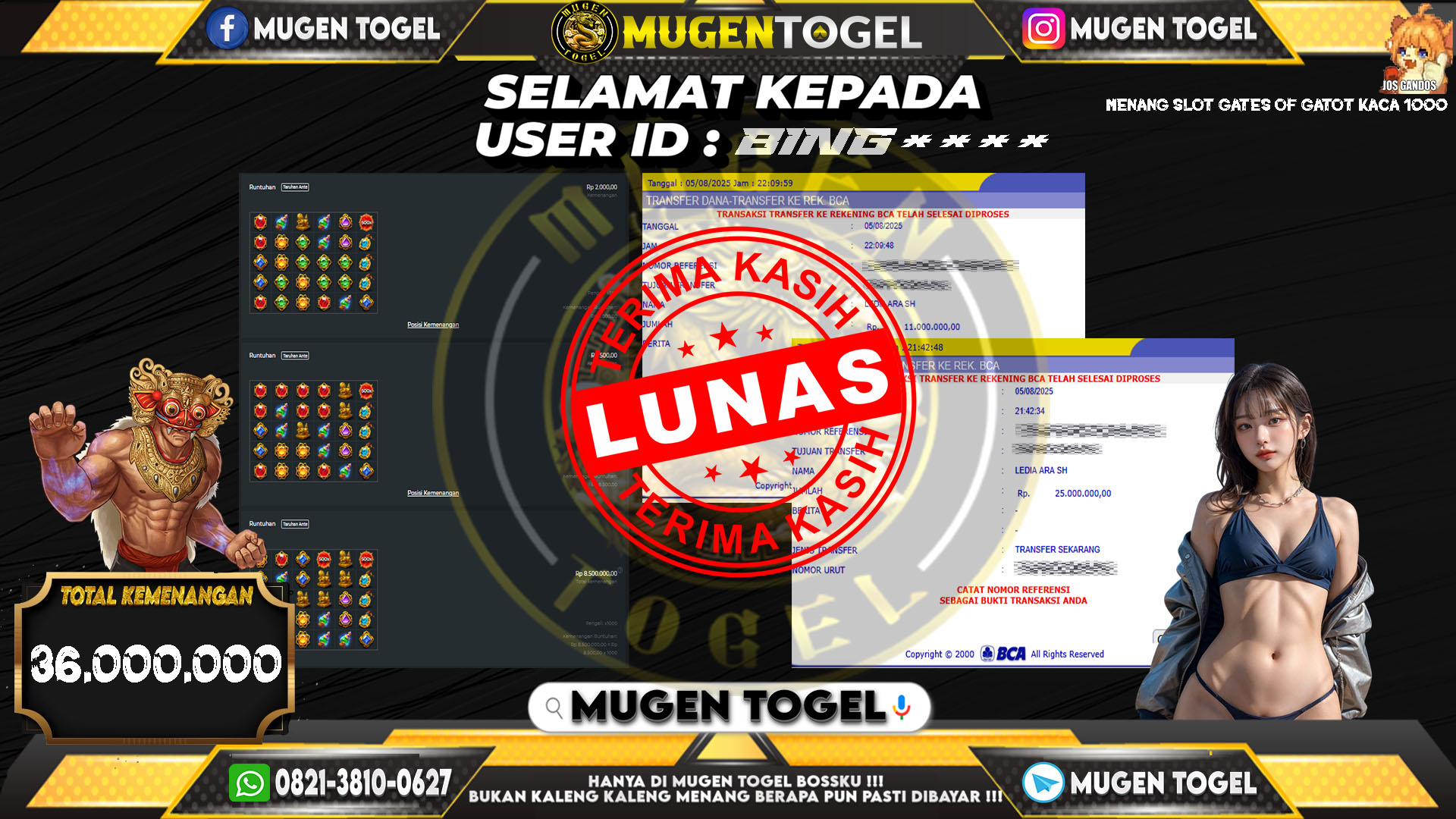Selamat kepada BING******