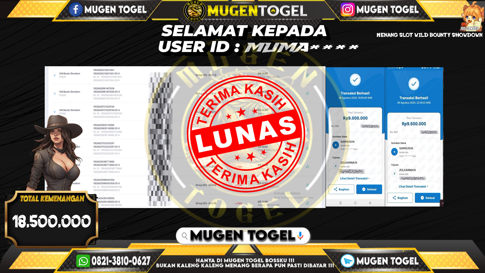 Selamat kepada MUMA***
