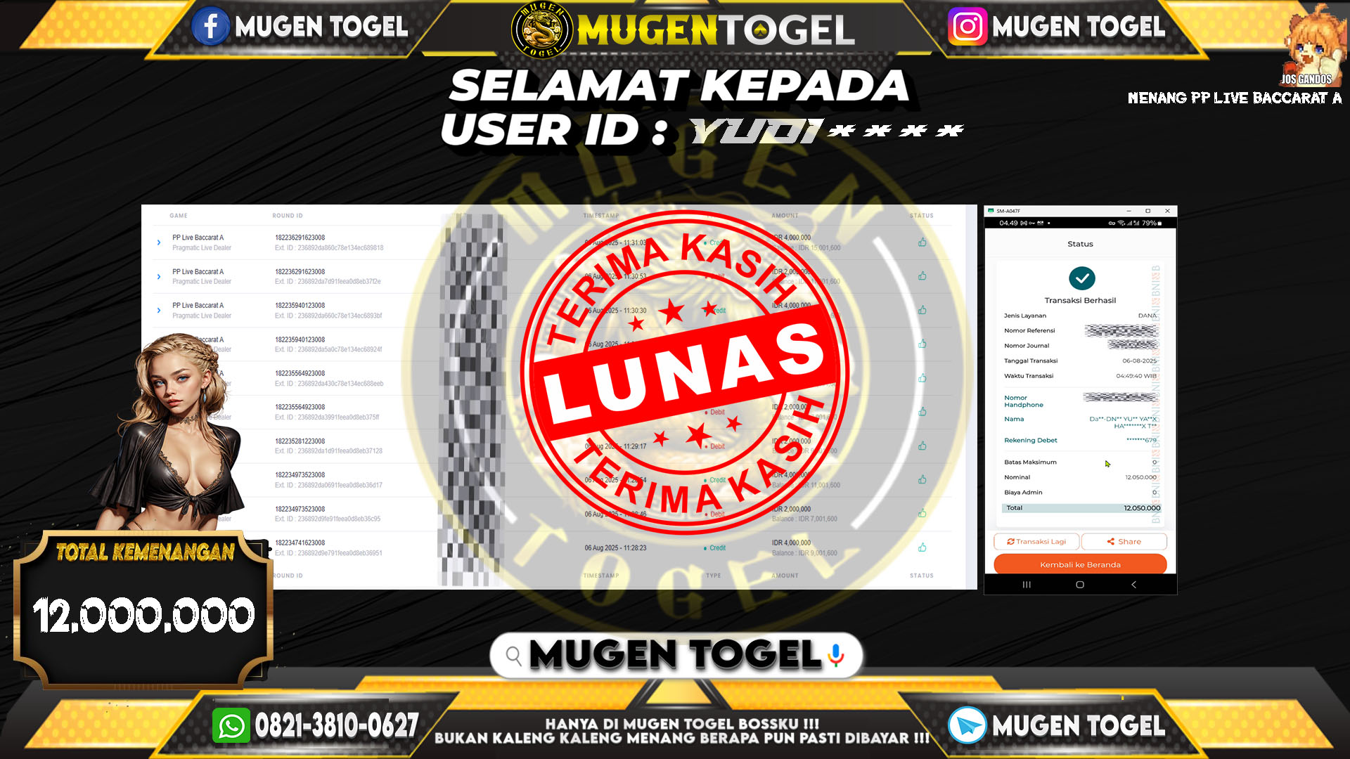 Selamat kepada YUDI****