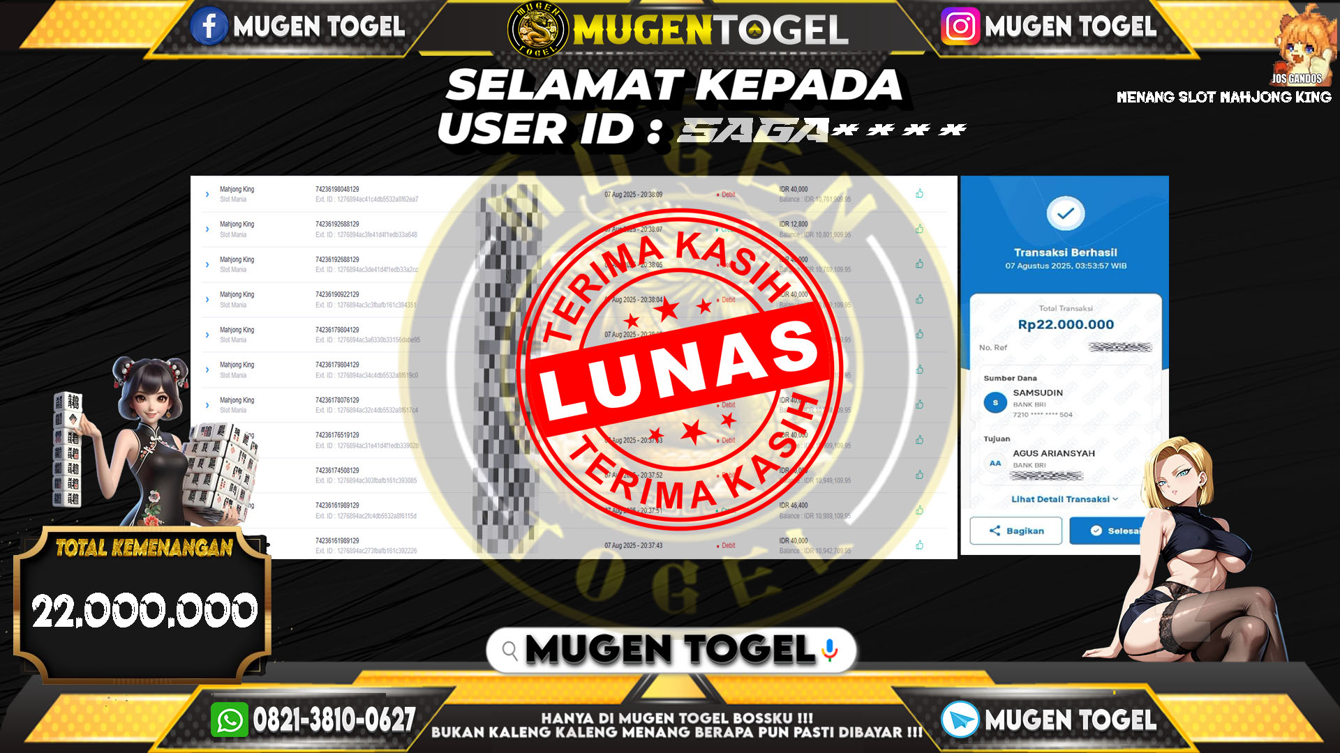 Selamat kepada SAGA****